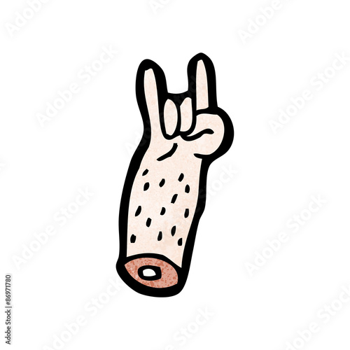 cartoon severed arm