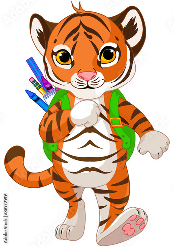 Tiger Go to School
