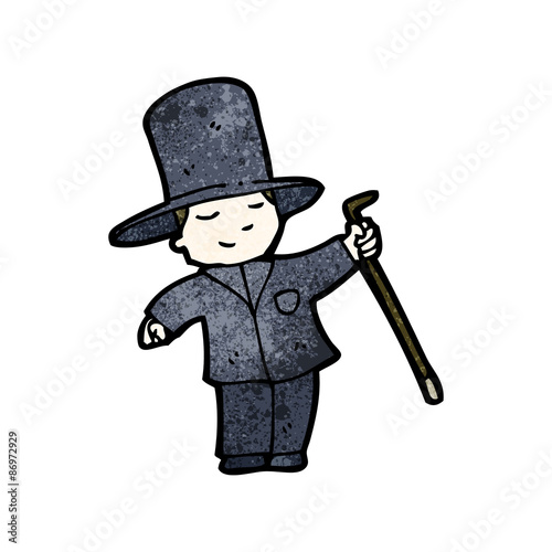 cartoon rich boy