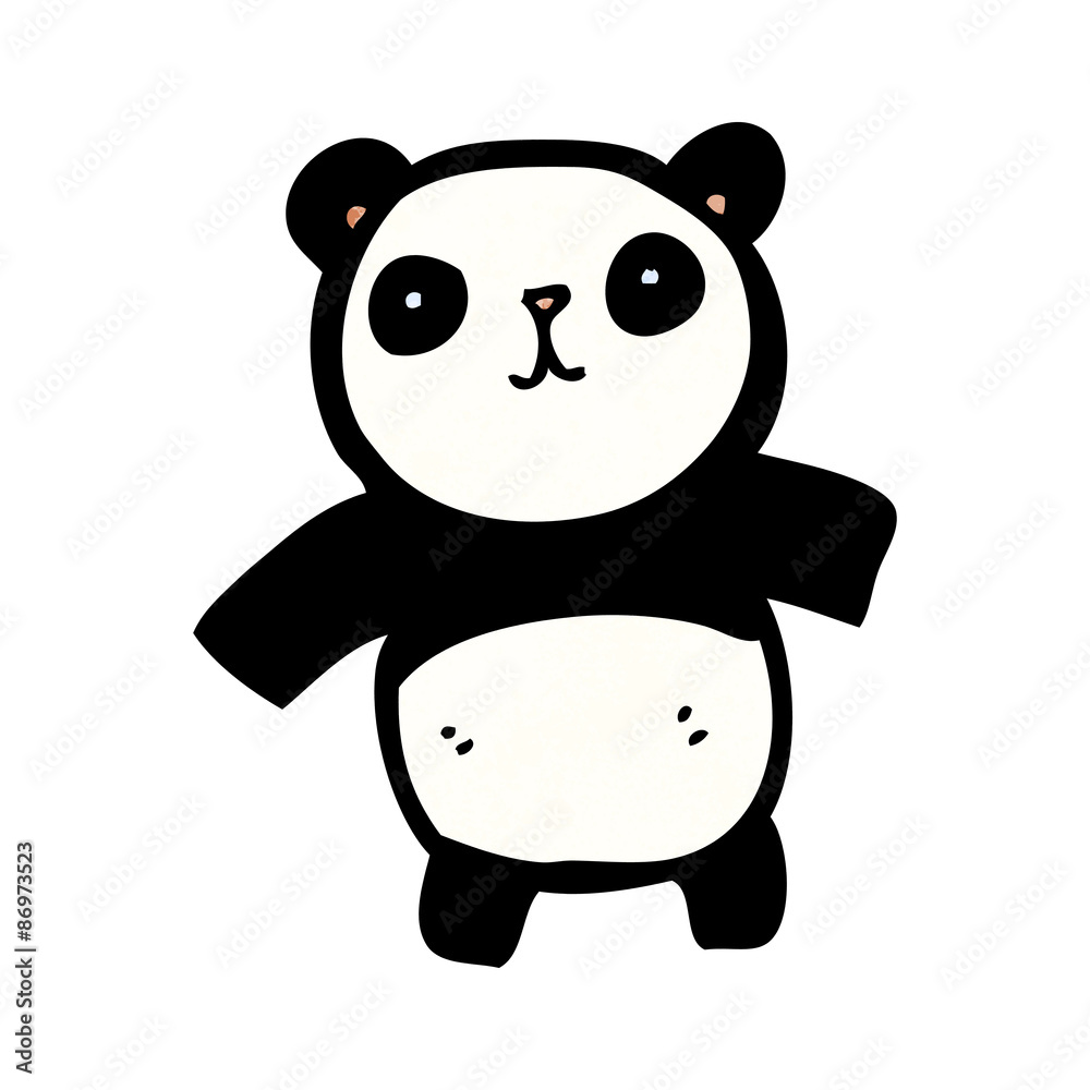 Fototapeta premium cartoon panda
