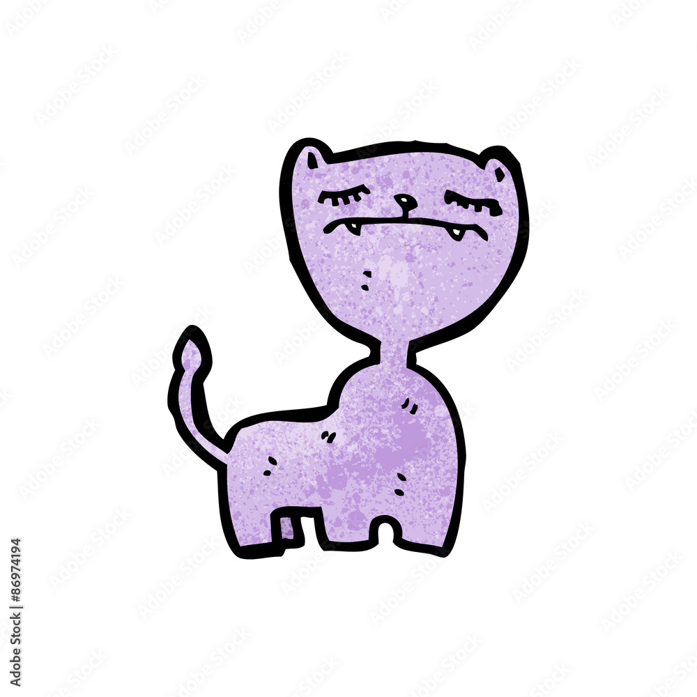 Obraz premium funny cartoon cat