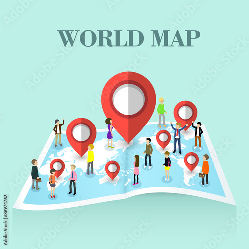 world map concept