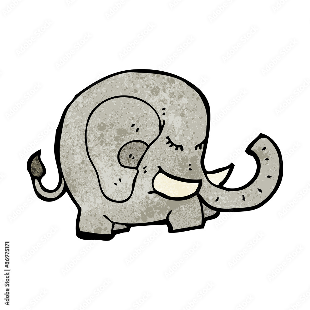 Fototapeta premium cartoon elephant