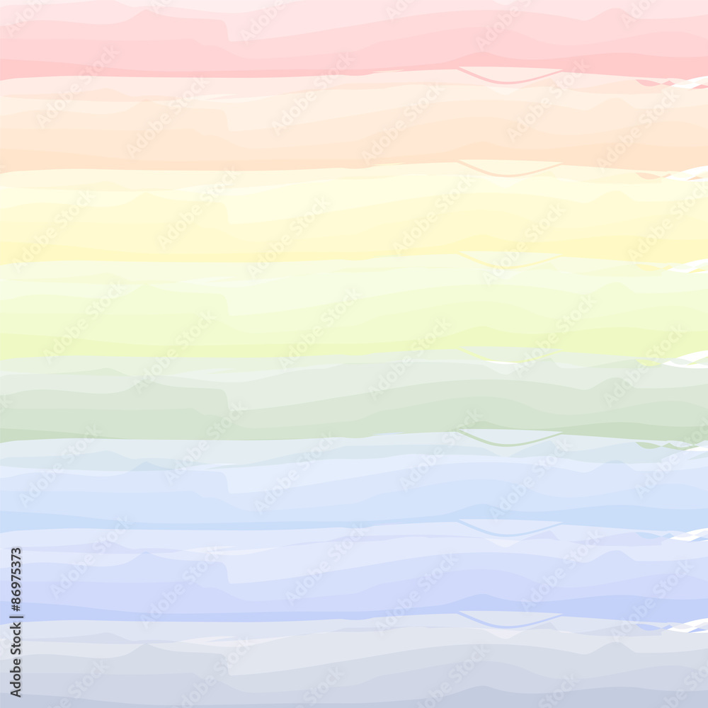 Colorful Rainbow Water Color Stoke Background