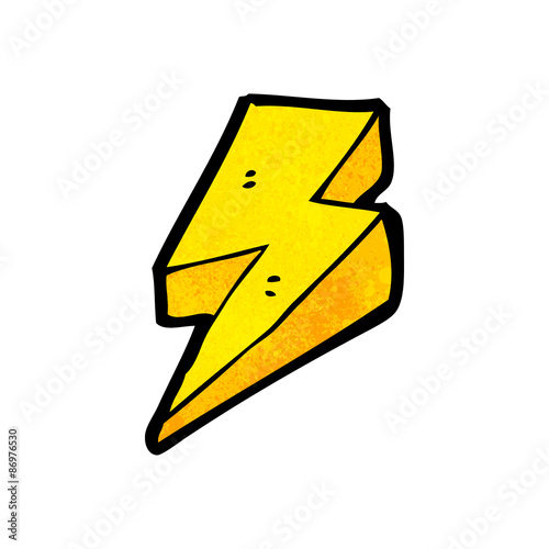 cartoon lightning bolt