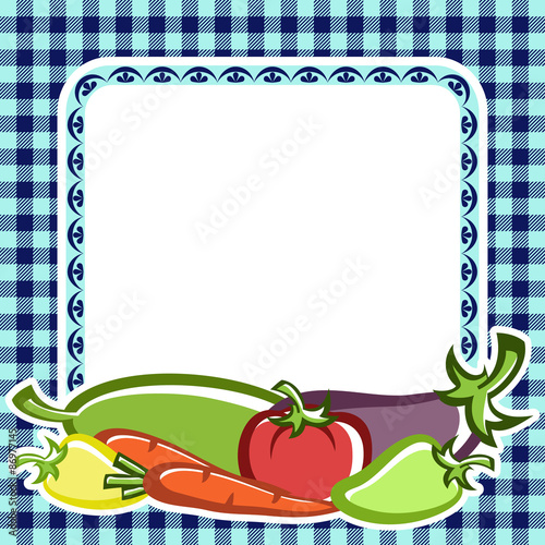 Preparation of vegetable dishes in the vector. Perfect background for menu cafe or restaurant. You can write the recipe dishes