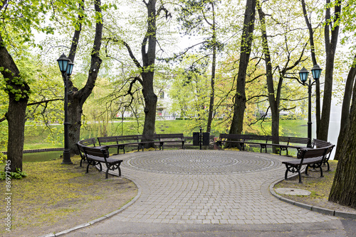 Central public park in Riga city, Latvia. In 2014, Riga was the European capital of culture © sergei_fish13