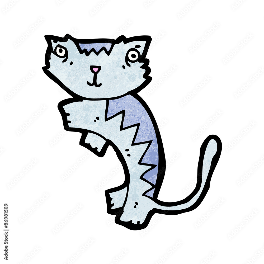 Obraz premium cartoon cat