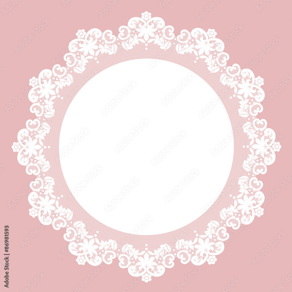 Lace doily Lace doily