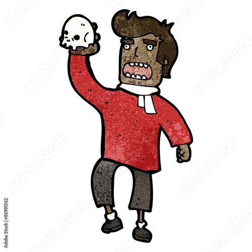 Φωτογραφία cartoon shakespearean actor