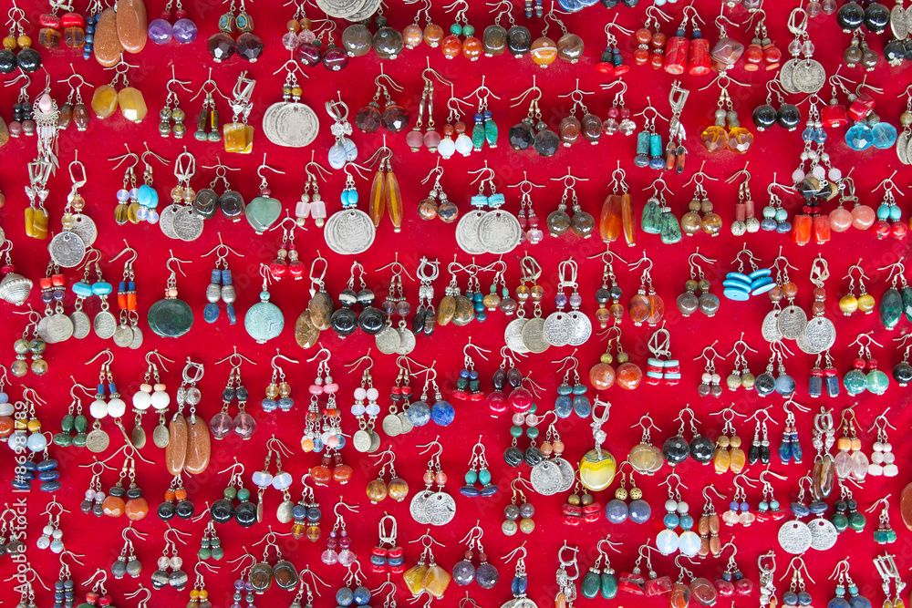 Fototapeta premium Souvenirs shop in Arab quarter .