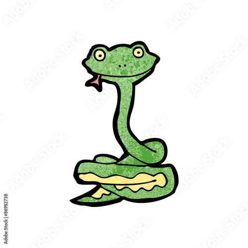 cartoon snake © lineartestpilot