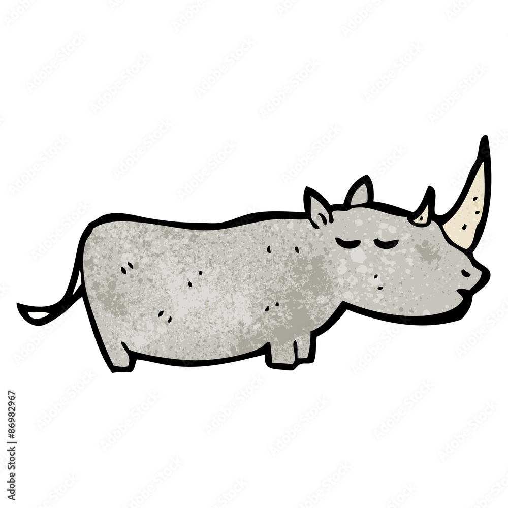 cartoon rhinoceros cartoon rhinoceros