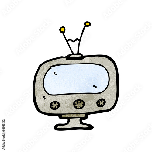 cartoon television set