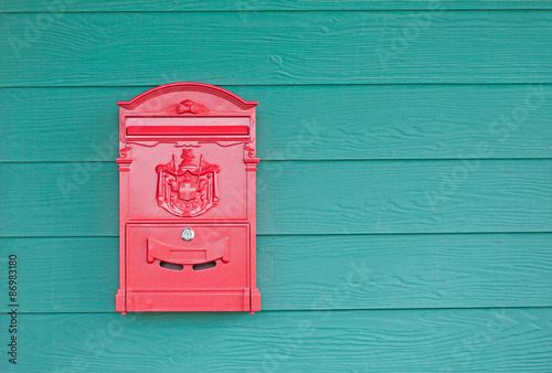 Post BOX on the wall