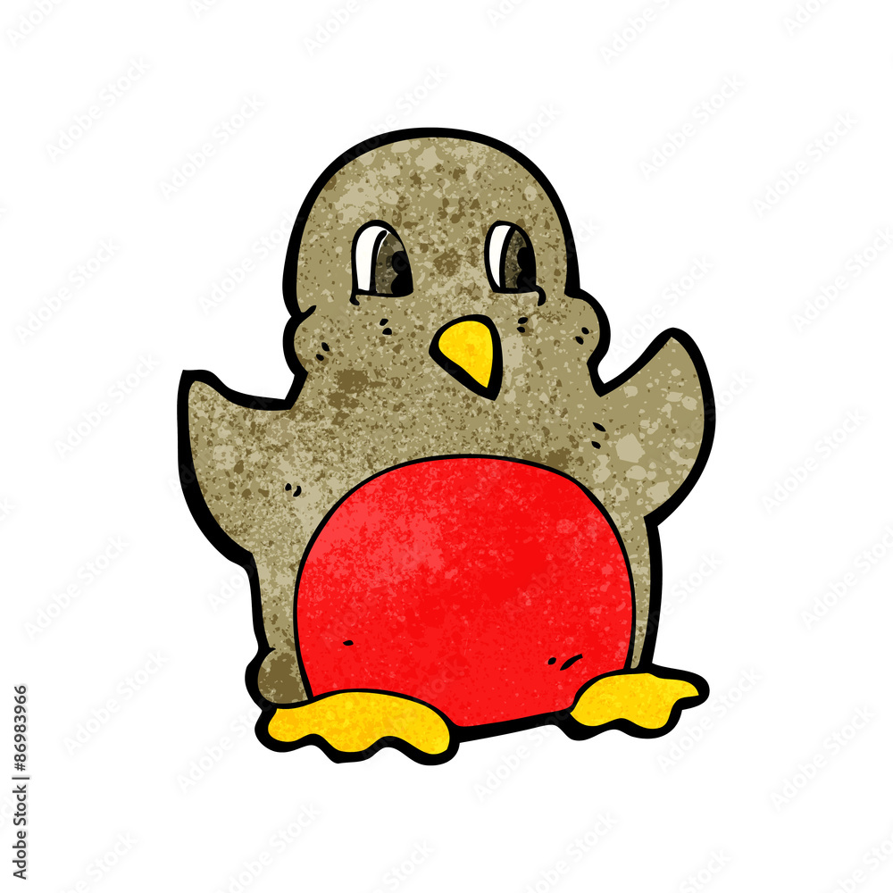 Fototapeta premium cartoon robin