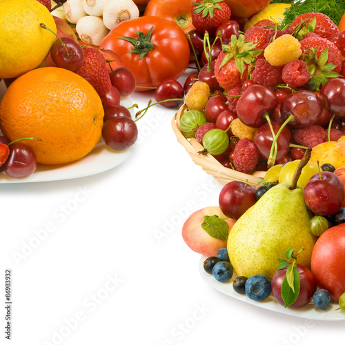  different fruits and vegetables