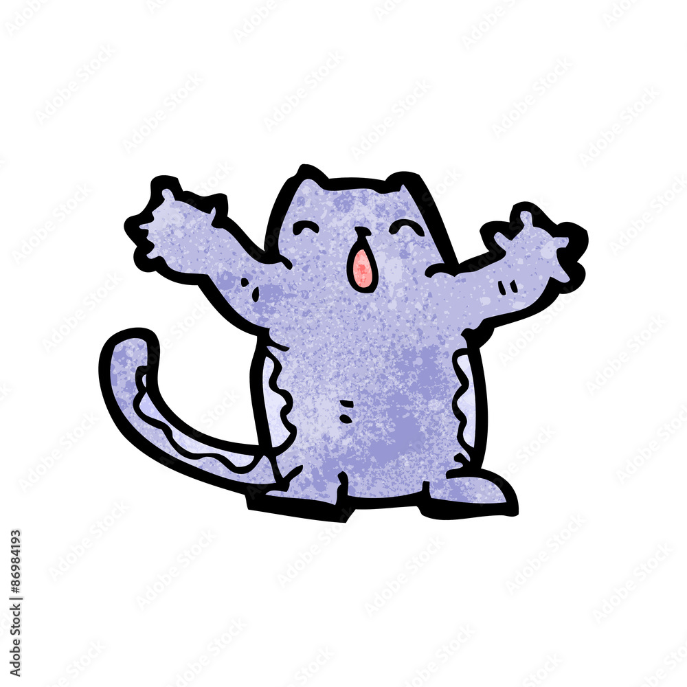 Fototapeta premium cartoon cat