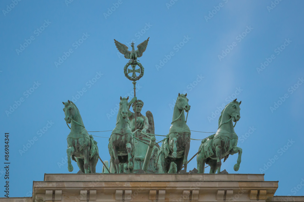 Obraz premium Quadriga auf dem Brandenburger Tor