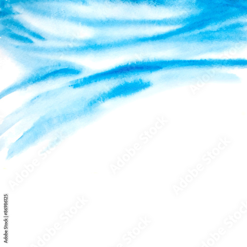 abstract background with watercolor waves. vector illustration