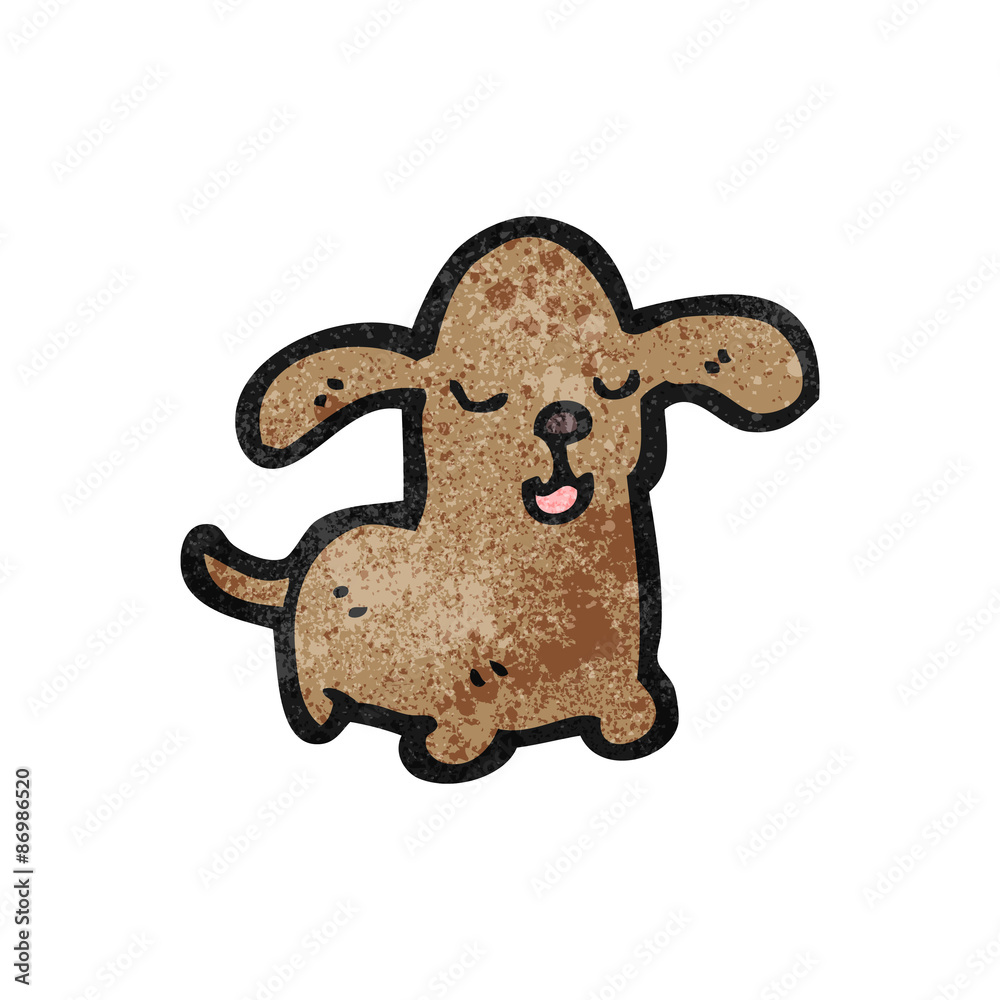 Obraz premium cartoon puppy