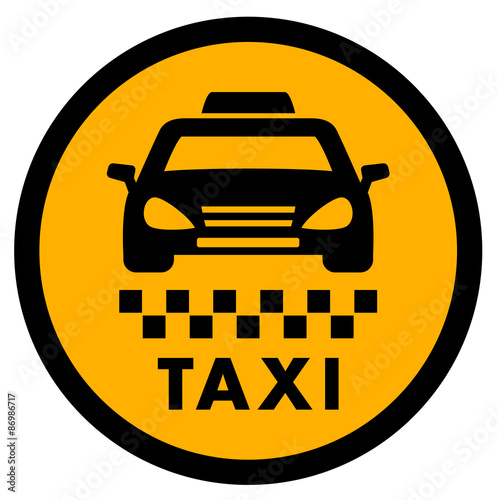 cab yellow icon for taxi drive
