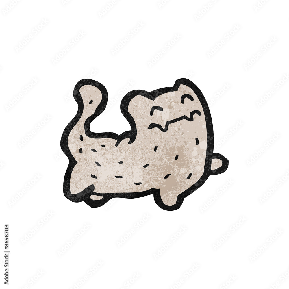 Obraz premium funny cartoon cat