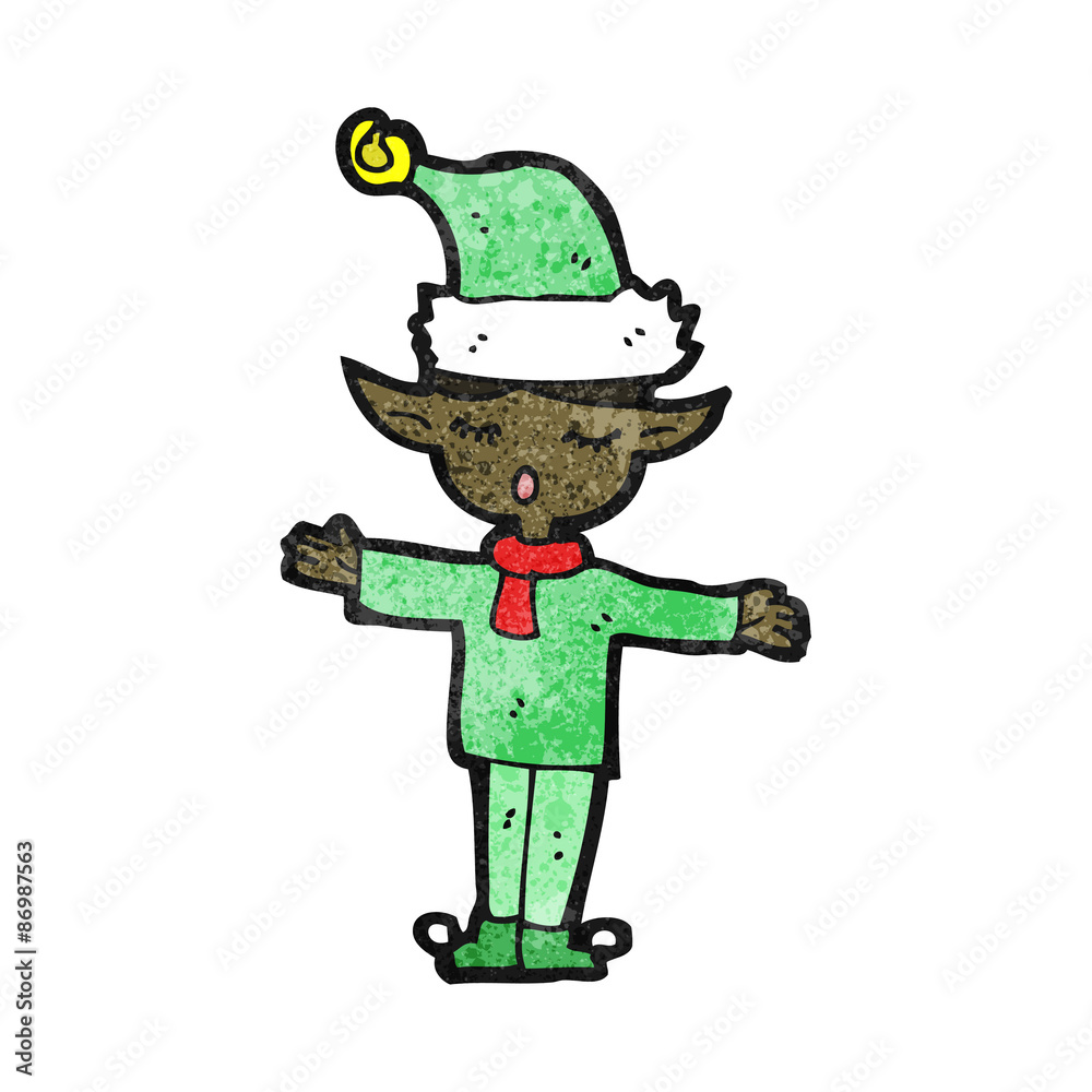 cartoon christmas elf cartoon christmas elf