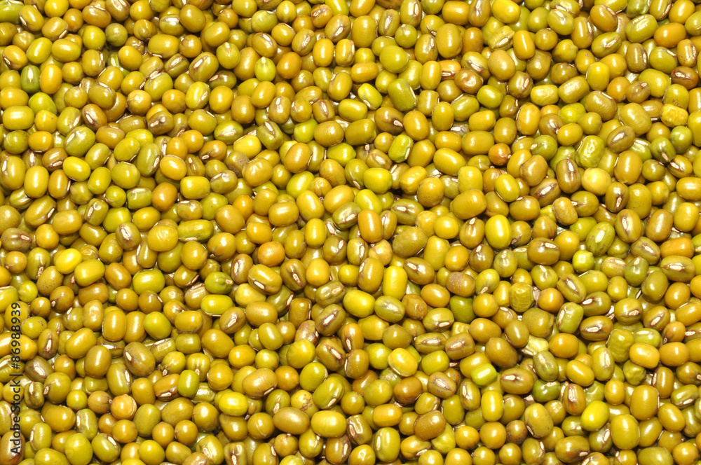 Uncooked dried mung beans health food background Uncooked dried mung beans health food background