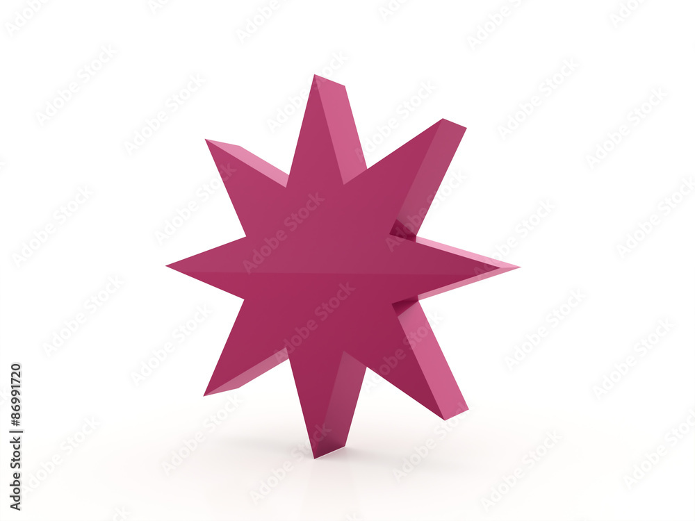 Pink abstract stars background