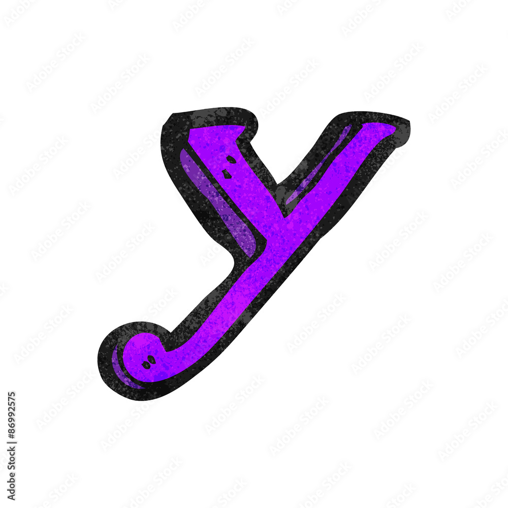 cartoon letter y cartoon letter y