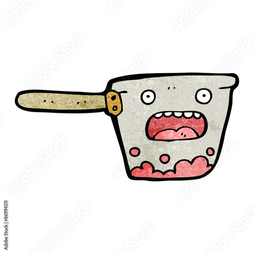 cartoon kitchen saucepan