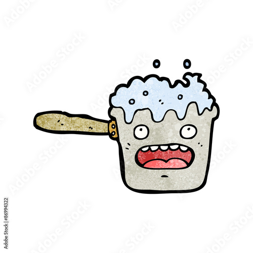cartoon kitchen saucepan