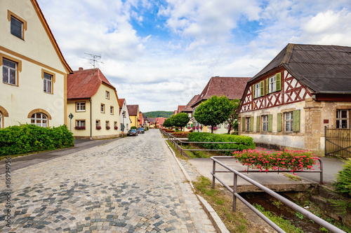 Picturesque Kleukheim Village in Bavaria, Germany