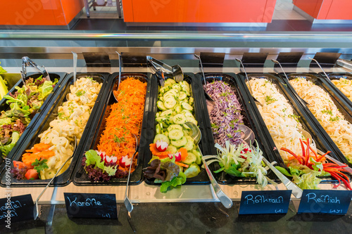 Fotografi salad bar - vegetarin food