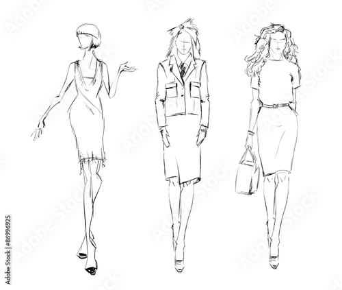 SKETCH. fashion girls