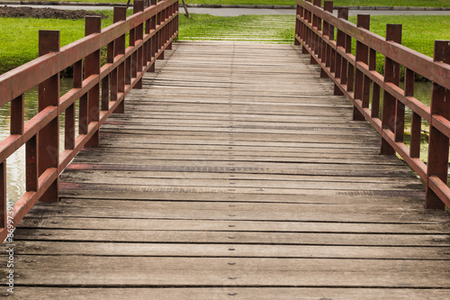 bridge in garden