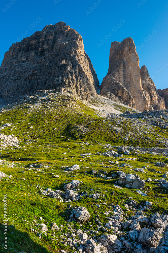 Tre Cime di Lavaredo. Dolomites alps. Italy