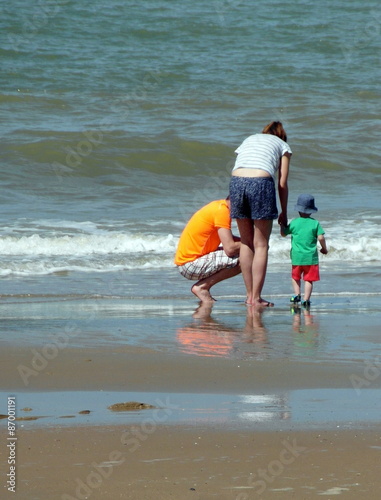 Young Family on the Beach