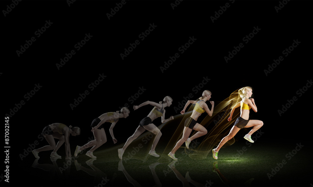 Fototapeta premium At full speed
