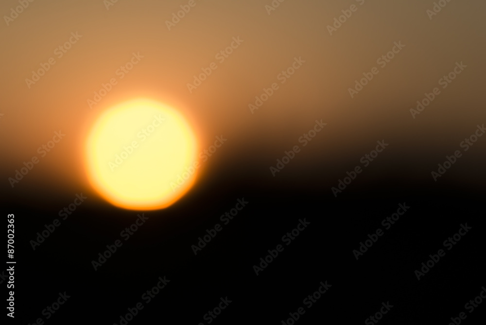 Abendsonne unscharf Abendsonne unscharf