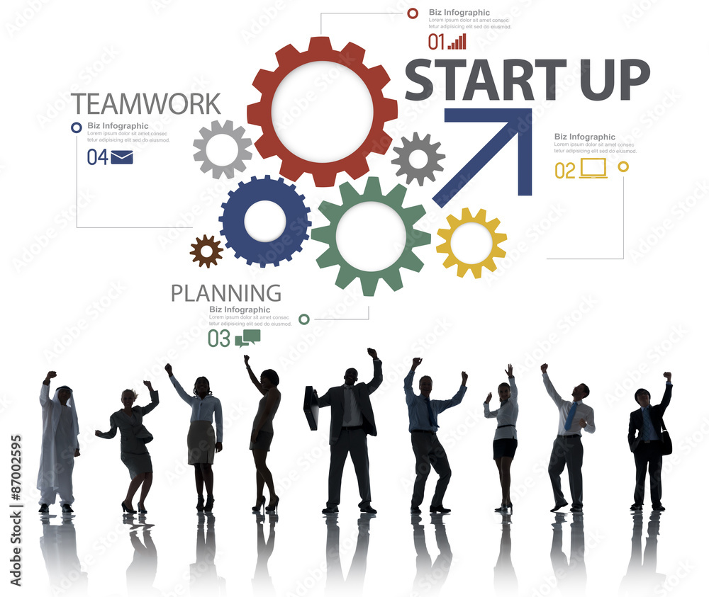 Startup New Business Plan Strategy Teamwork Concept Startup New Business Plan Strategy Teamwork Concept