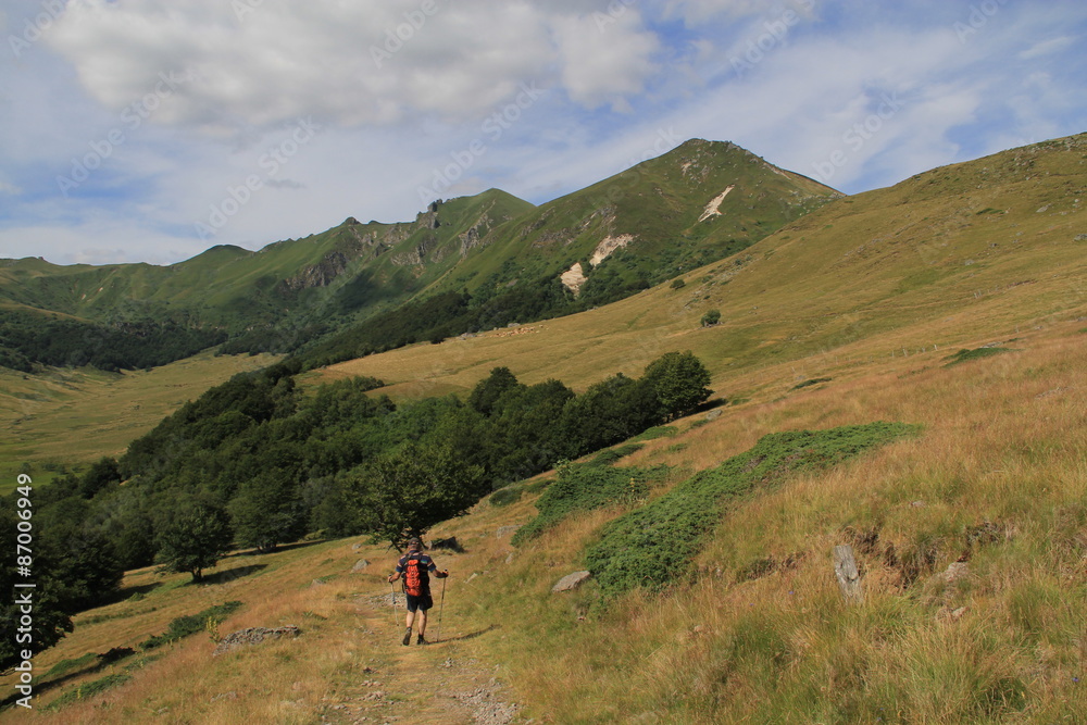 Obraz premium cirque de la fontaine salée, Auvergne