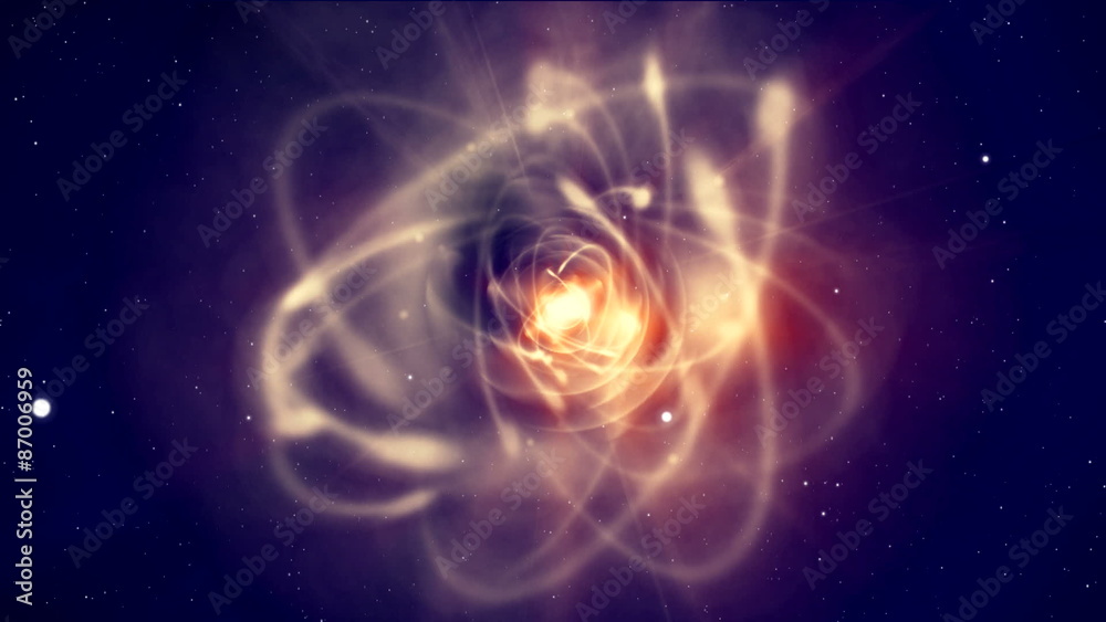 Abstract science background - big exploding in space Abstract science background - big exploding in space