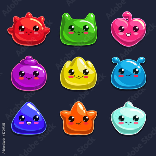 Jelly characters