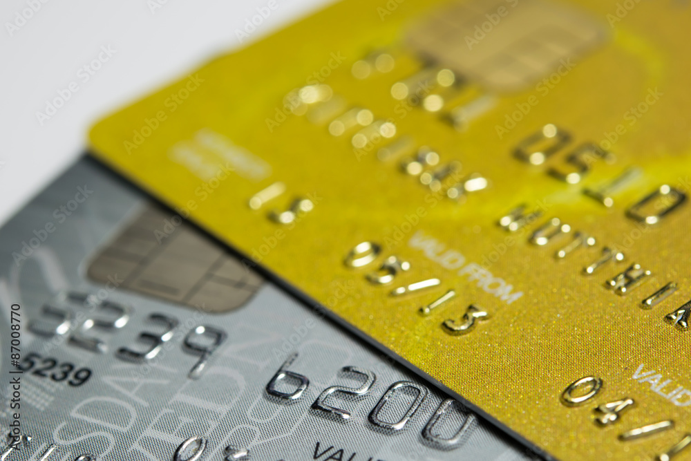 close up Credit Card close up Credit Card