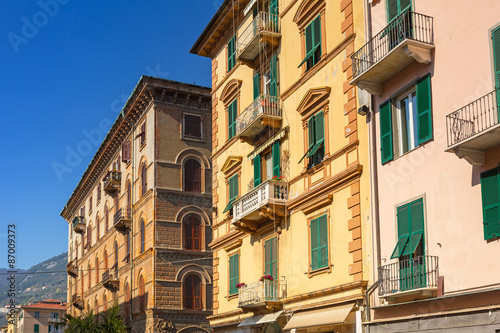 Traditional italian architecture of La Spezia