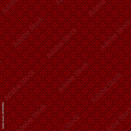 Casino and poker background with dark red colors. Seamless vector
