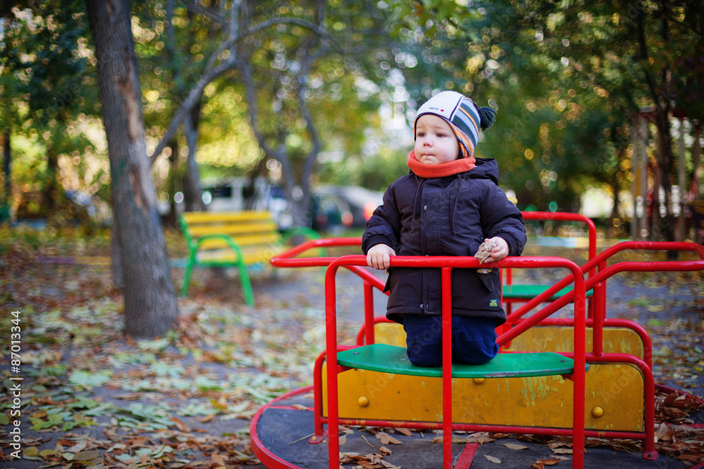 baby on the playground