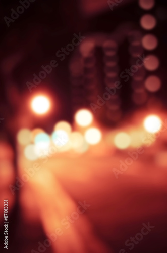 abstract background with bokeh defocused lights and shadow © ilolab